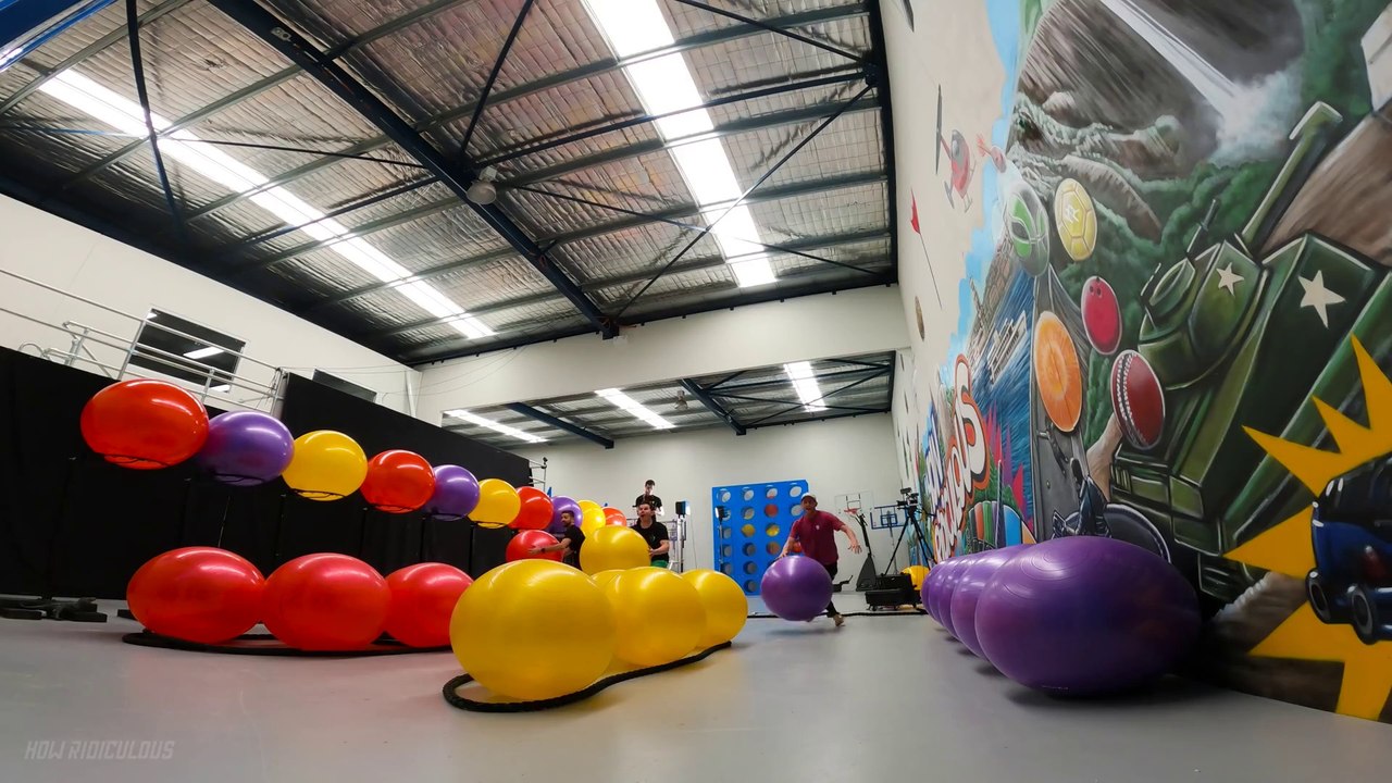 How Many Exercise Balls Stops an Arrow?