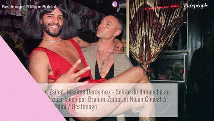 Brahim Zaibat moulé dans un body sexy : il se lâche dans les bras de Maxime Dereymez