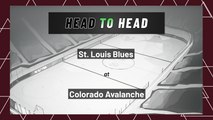 St. Louis Blues At Colorado Avalanche: First Period Moneyline, April 26, 2022