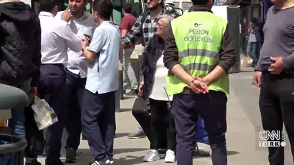 Otogarda bayram hareketliliği