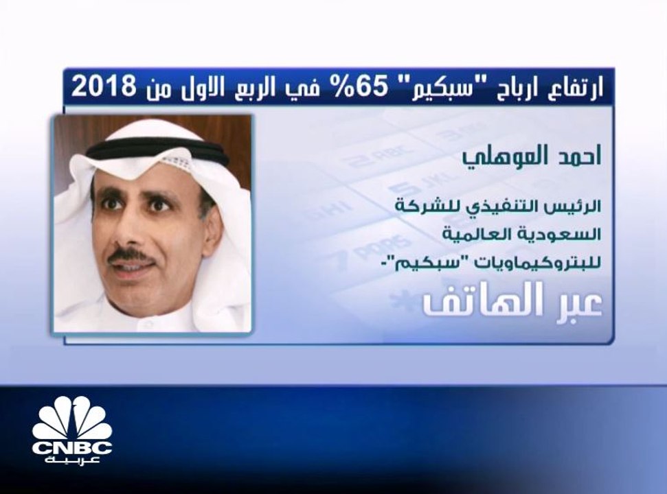 الرئيس التنفيذي لـ "سبكيم" السعودية لـ CNBC عربية: توجه الشركة في المرحلة القادمة سيكون إلى أسواق جيدة وخاصة في افريقيا