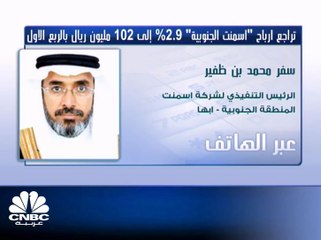 الرئيس التنفيذي لـ "الاسمنت الجنوبية" السعودية لـ CNBC عربية: الشركة تحافظ على التوزيعات على الرغم من تراجع أرباحها