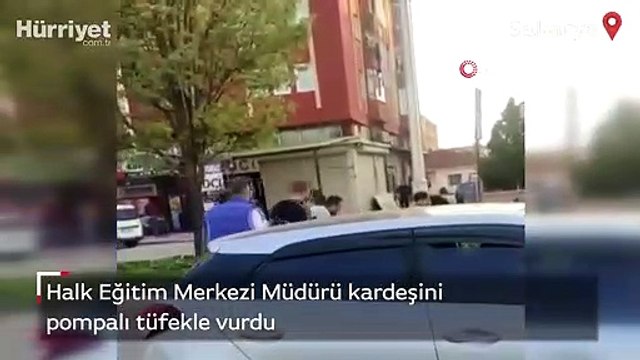 Halk Eğitim Merkezi Müdürü kardeşini pompalı tüfekle vurdu