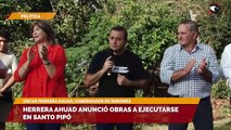 Herrera Ahuad anunció obras a ejecutarse en Santo Pipó