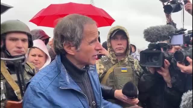 UAEA Başkanı Rafael Mariano Grossi Çernobil'i ziyaret etti