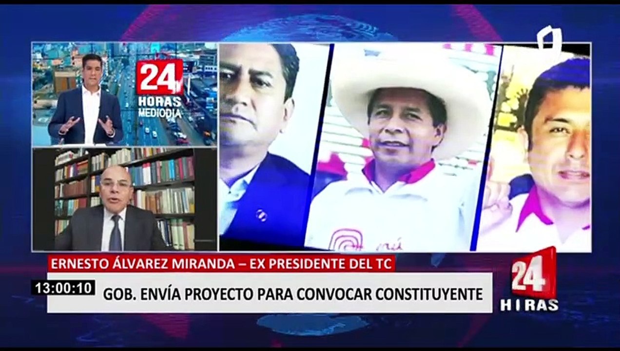 Expdte. del TC sobre asamblea constituyente: "estaría fuera del control constitucional"