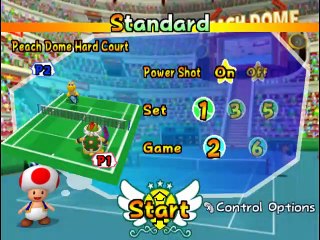 Mario Power Tennis online multiplayer - ngc