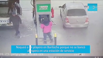 Noqueó a un playero en Bariloche porque no se bancó al espera en una estación de servicio