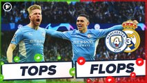 Les Tops et Flops de Manchester City-Real Madrid (4-3) : Kevin de Bruyne et Karim Benzema magnifiques !