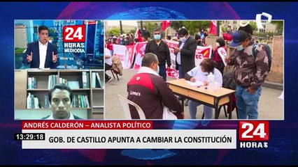 Asamblea Constituyente: Ejecutivo plantea PL para distraer al país de otros temas, según analista