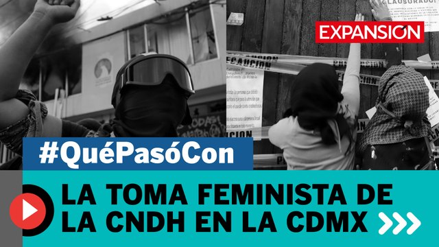 #QuéPasóCon la TOMA FEMINISTA de la CNDH en la CDMX