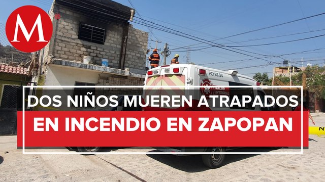 Mueren dos menores de edad calcinados tras incendio en su vivienda en Zapopan