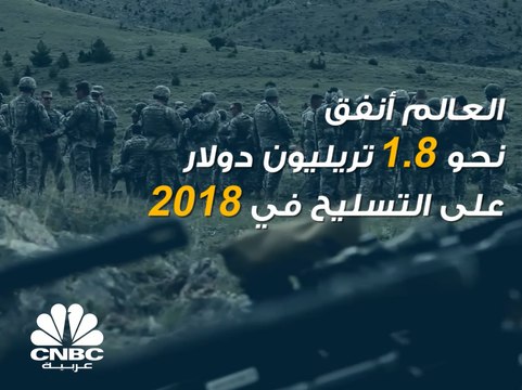 العالم أنفق نحو 1.8 تريليون دولار على التسليح في 2018