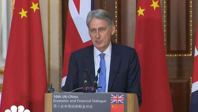 وزير الخزانة البريطاني يأمل بالتوصل إلى حل سريع بين أميركا والصين