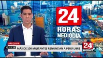 Renuncian más de 100 militantes de Perú Libre: “No más tontos útiles”