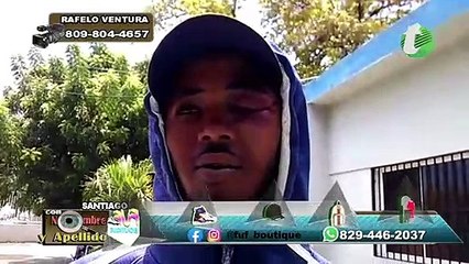 Le dieron un machetazo en la cara por que discutio con un miembro de una banda