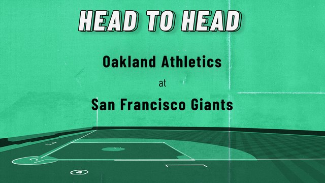 Oakland Athletics At San Francisco Giants: Moneyline, April 26, 2022