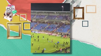 Se armó la campal en estadio de Colombia - Almohadazo Casero