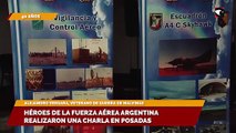Héroes de la fuerza aérea Argentina realizaron una charla en Posadas