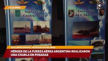 Héroes de la fuerza aérea argentina realizaron una charla en Posadas