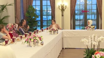 Emine Erdoğan, yaşlı ve engelli yakınlarına bakan ailelerle iftarda buluştu