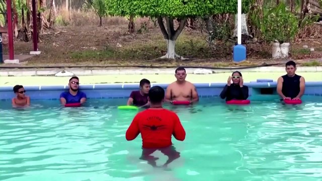 Learning to swim to brave the deadly Rio Grande