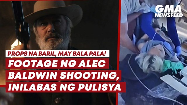 Footage ng Alec Baldwin shooting, inilabas ng pulisya | GMA News Feed