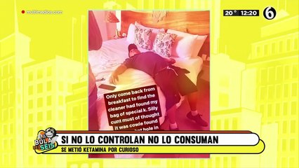 Camarista consume ketamina de un turista y su reacción se vuelve viral