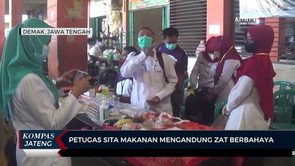 Petugas Sita Makanan Mengandung Zat Berbahaya