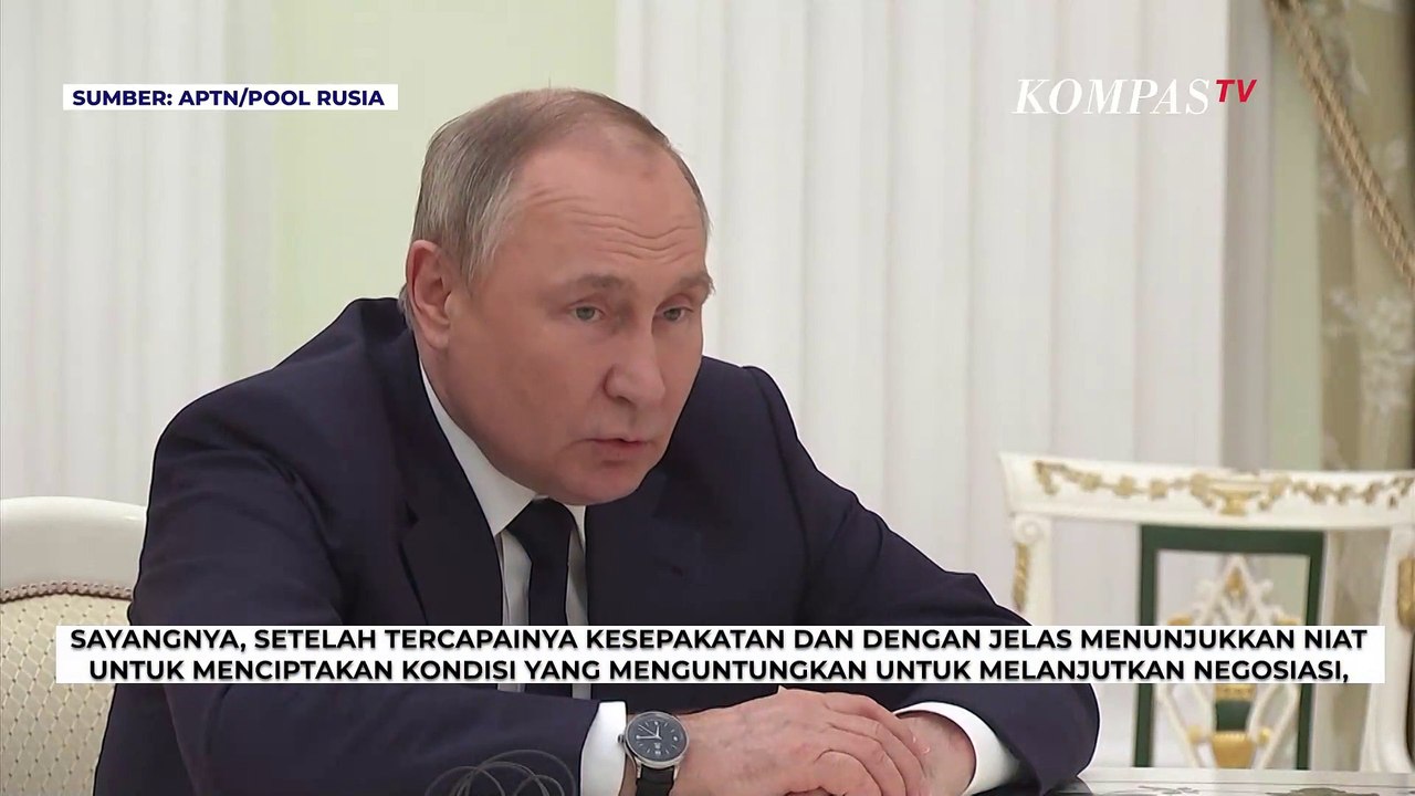 Presiden Rusia Putin Salahkan Ukraina Negosiasi Perdamaian Berjalan Lambat