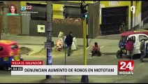 ¡Delincuencia imparable en VES!: Cámaras captan violentos asaltos en mototaxi