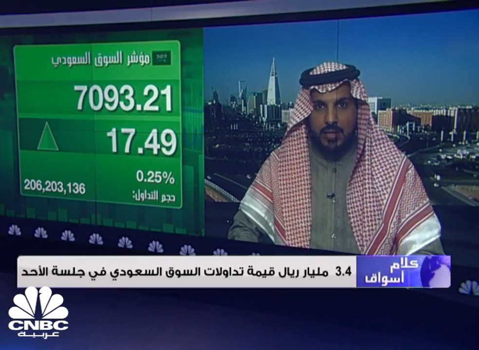 مؤشر سوق الأسهم السعودية يغلق فوق مستويات 7000 نقطة