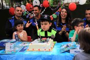 Son dakika haber... Polisten 6 yaşındaki Mehmet'e doğum günü sürprizi