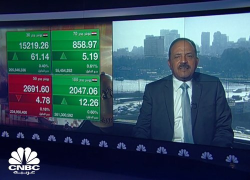 مؤشرات البورصة المصرية تنهي الجلسة على ارتفاعات جماعية بدعم مشتريات العرب والأجانب