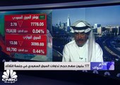 مؤشر سوق الأسهم السعودية يغلق منخفضًا عند 7778 نقطة