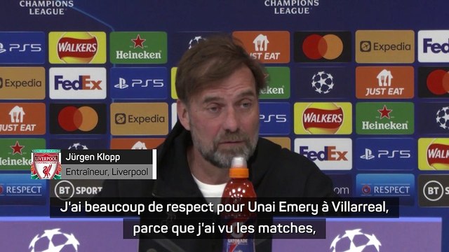 Jürgen Klopp fan d'Unai Emery : Son Villarreal est impressionnant !