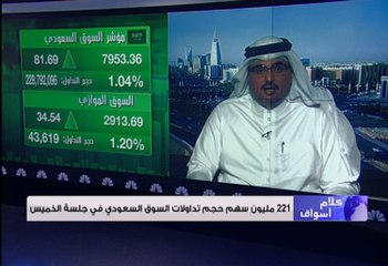 الأسهم السعودية تغازل مستويات الـ 8000 نقطة