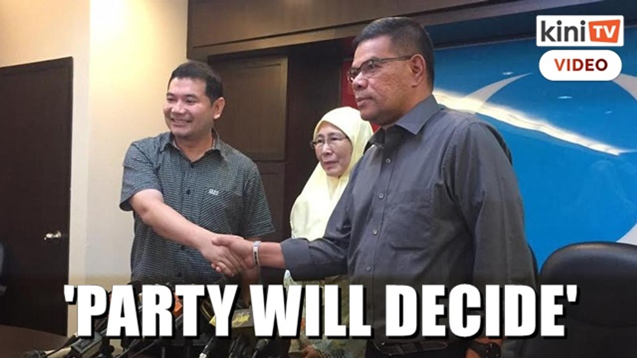 Party will decide whether to negociate or 'go to war', Saifuddin tells Rafizi