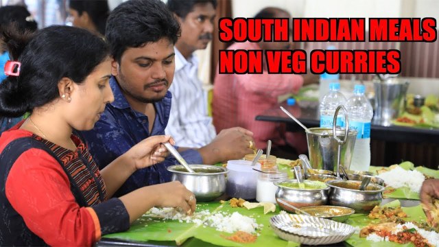 Best South Indian Meals | Non Veg Curry heaven | Murugan Mess in Vijayawada Mangalagiri