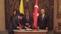 Dışişleri Bakanı Mevlüt Çavuşoğlu Kolombiya'da - İmza töreni