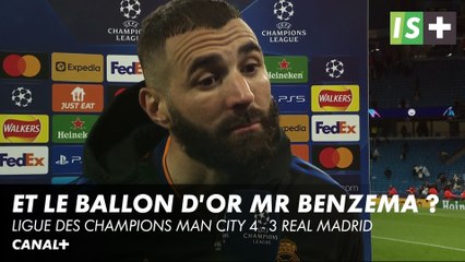 Benzema "je pense surtout à gagner la Liga et essayer de gagner la Ligue des Champions"