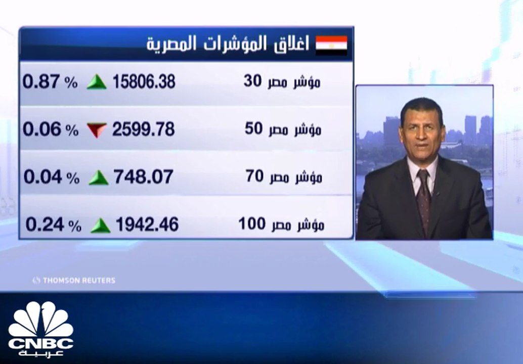 البورصة المصرية تربح 3.1 مليار جنيه بختام تعاملات الأسبوع والمؤشر الرئيسي يتجاوز 15800 نقطة