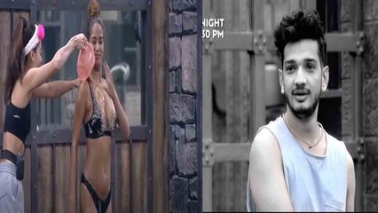 Lock Upp: Poonan Pandey को camera पर नहाते देख Munawar का reaction आया सामने | FilmiBeat