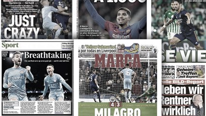 La presse n'en revient pas du match de légende entre Manchester City et le Real Madrid