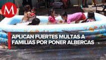 Dos personas son multadas por desperdicio de agua en Tlajomulco