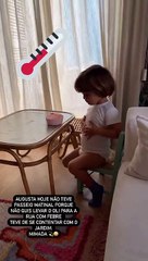 Jessica Athayde com o filho, Oliver