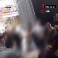 شجار بين تركية وصاحب بقالية سوري