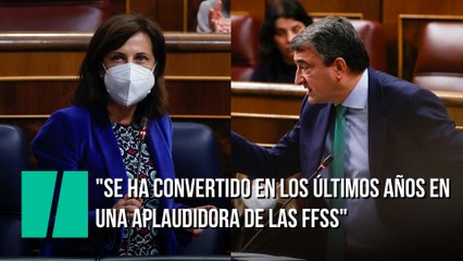 Aitor Esteban, a Robles: "Se ha convertido en los últimos años en una aplaudidora de las FFSS"
