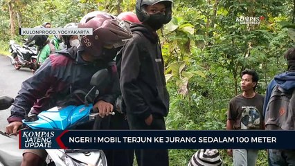 Ngeri ! Mobil Terjun Ke Jurang Sedalam 100 Meter