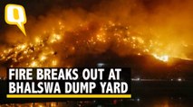 Bhalswa Fire | Massive Fire Breaks Out at Bhalswa Landfill Site in Delhi